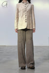 MUTEDANCE cashmere trousers MD23FW94 camel